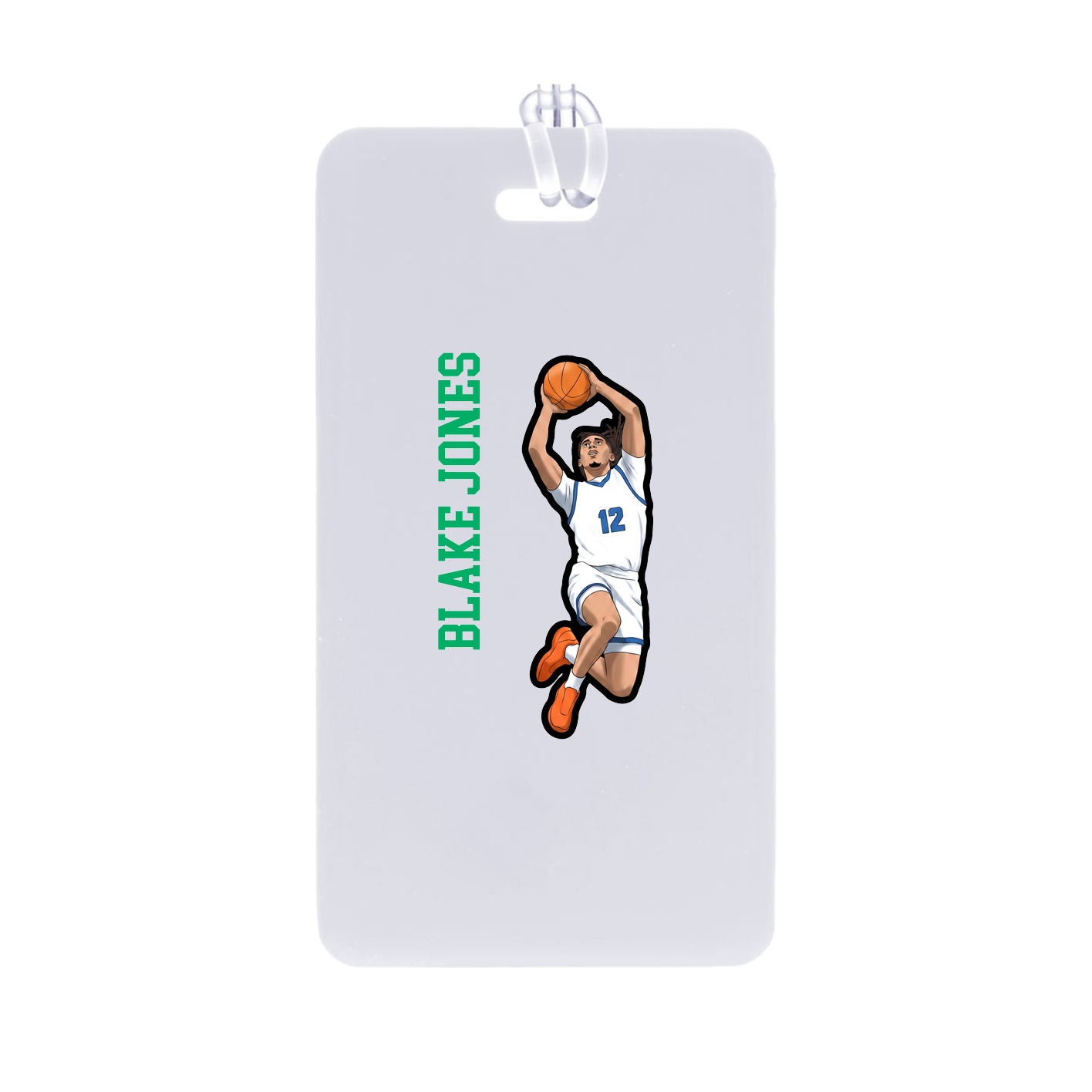 Bag Tag — Name Vertical in Classic