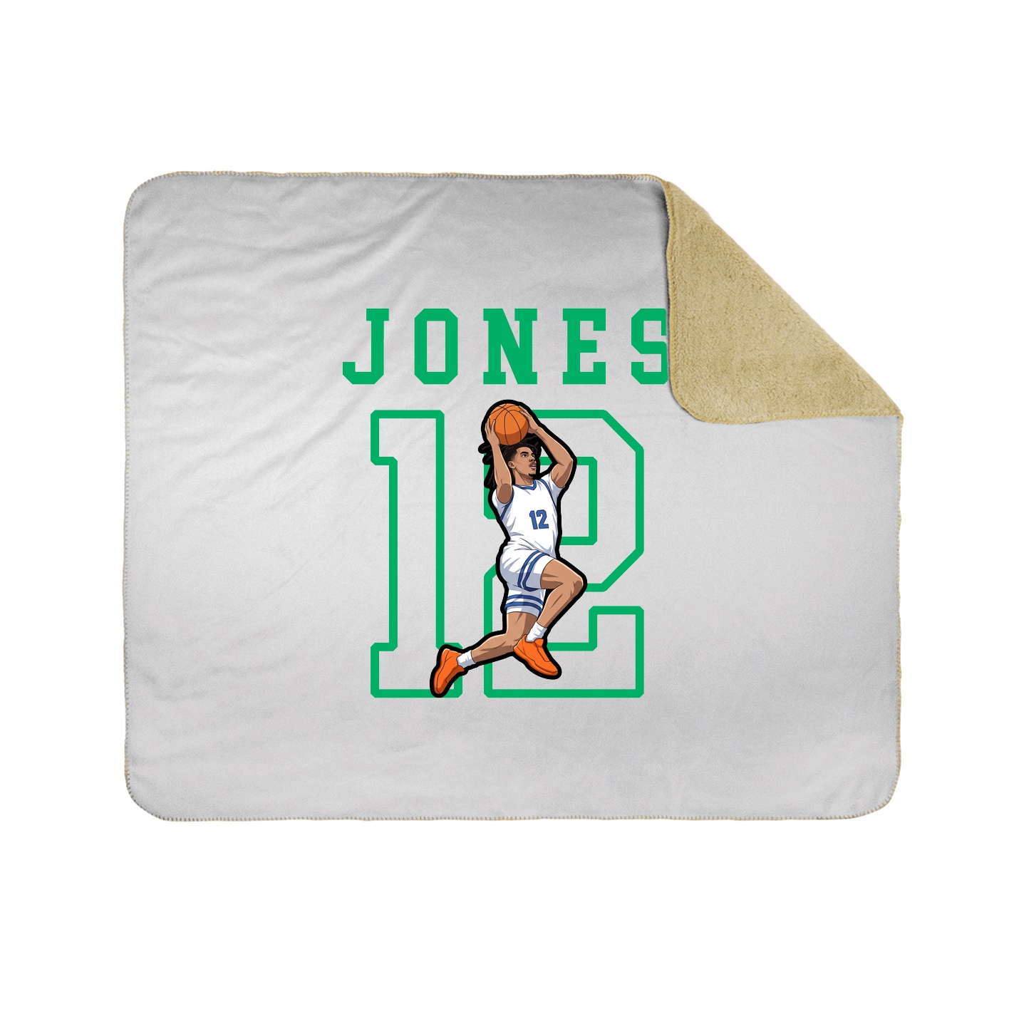 50x60 Sherpa Lined Throw Blanket