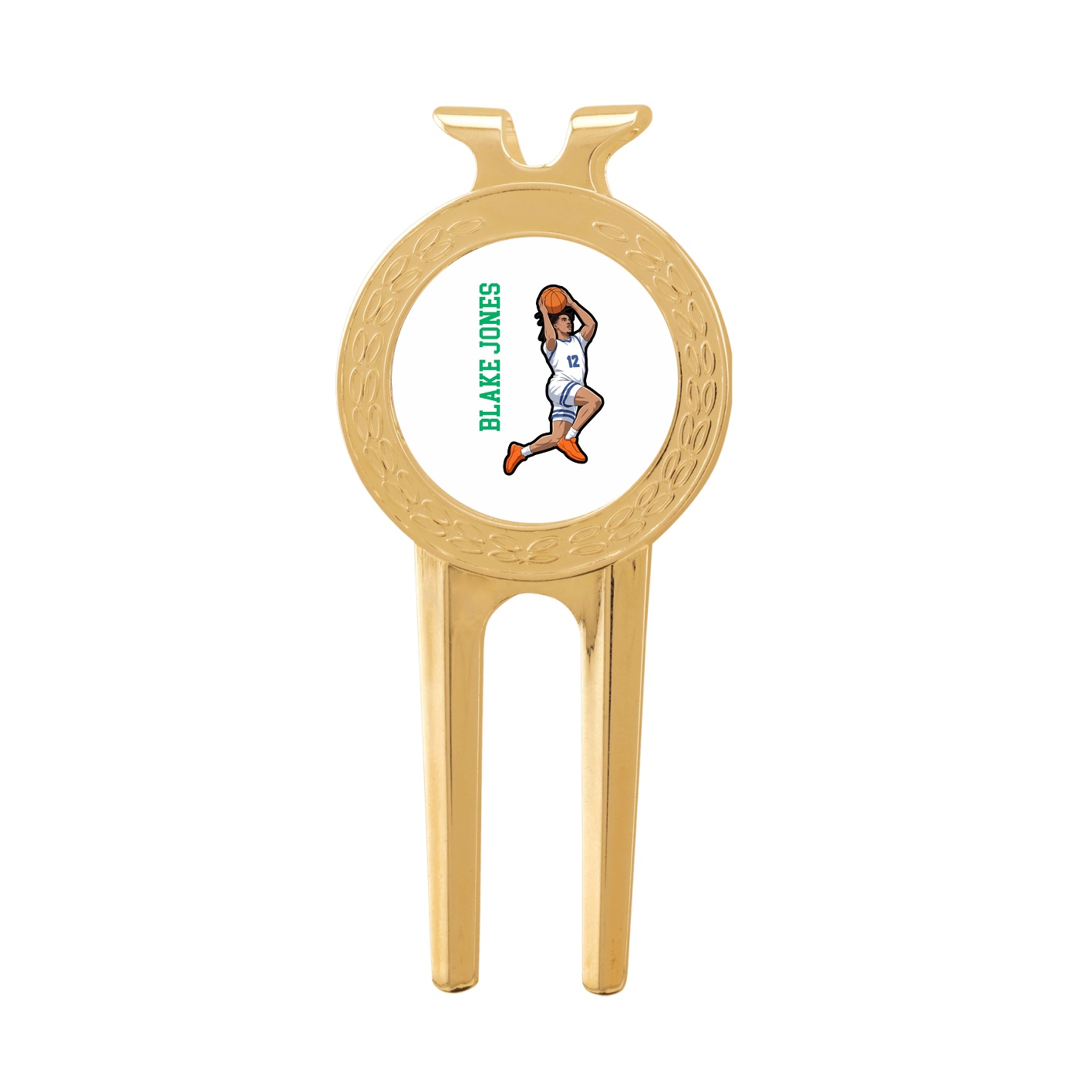 Divot Tool with Ball Marker — Name Vertical in Classic