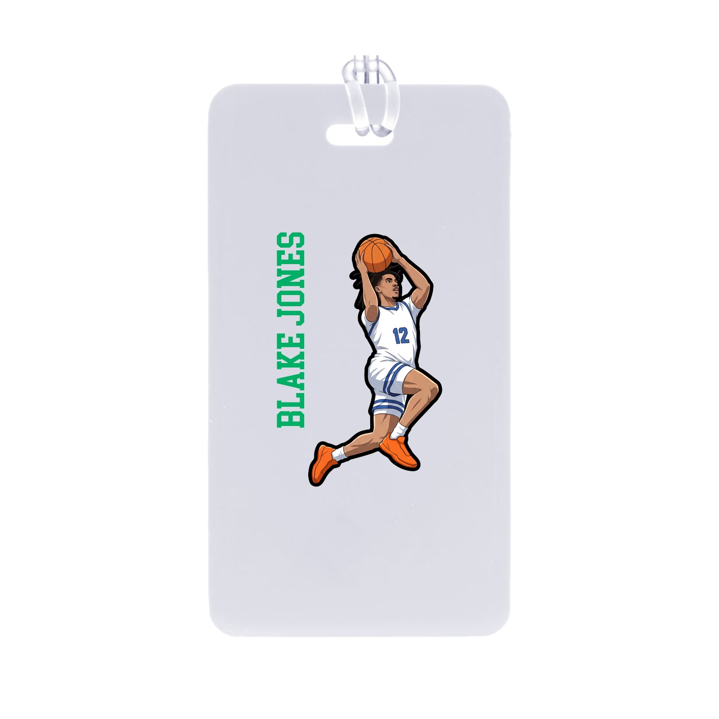 Bag Tag — Name Vertical in Classic