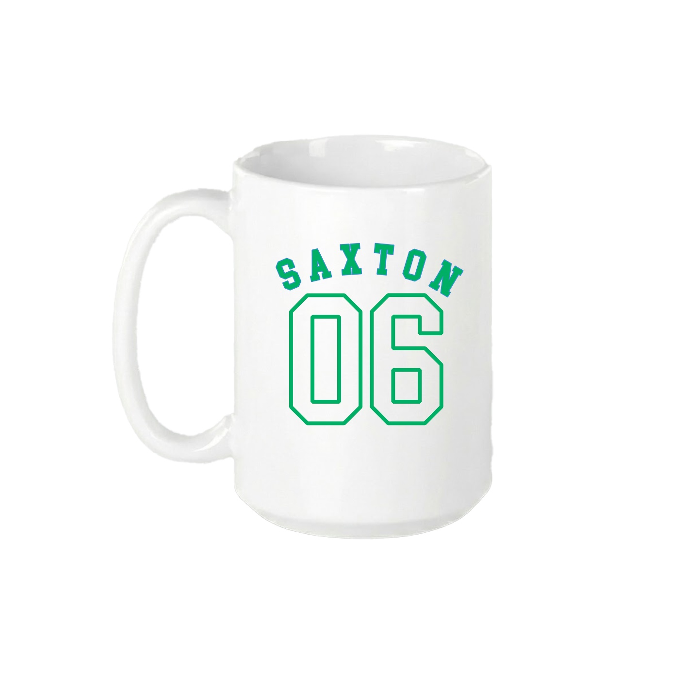 15oz Coffee Mug — Shirsey Arch in White