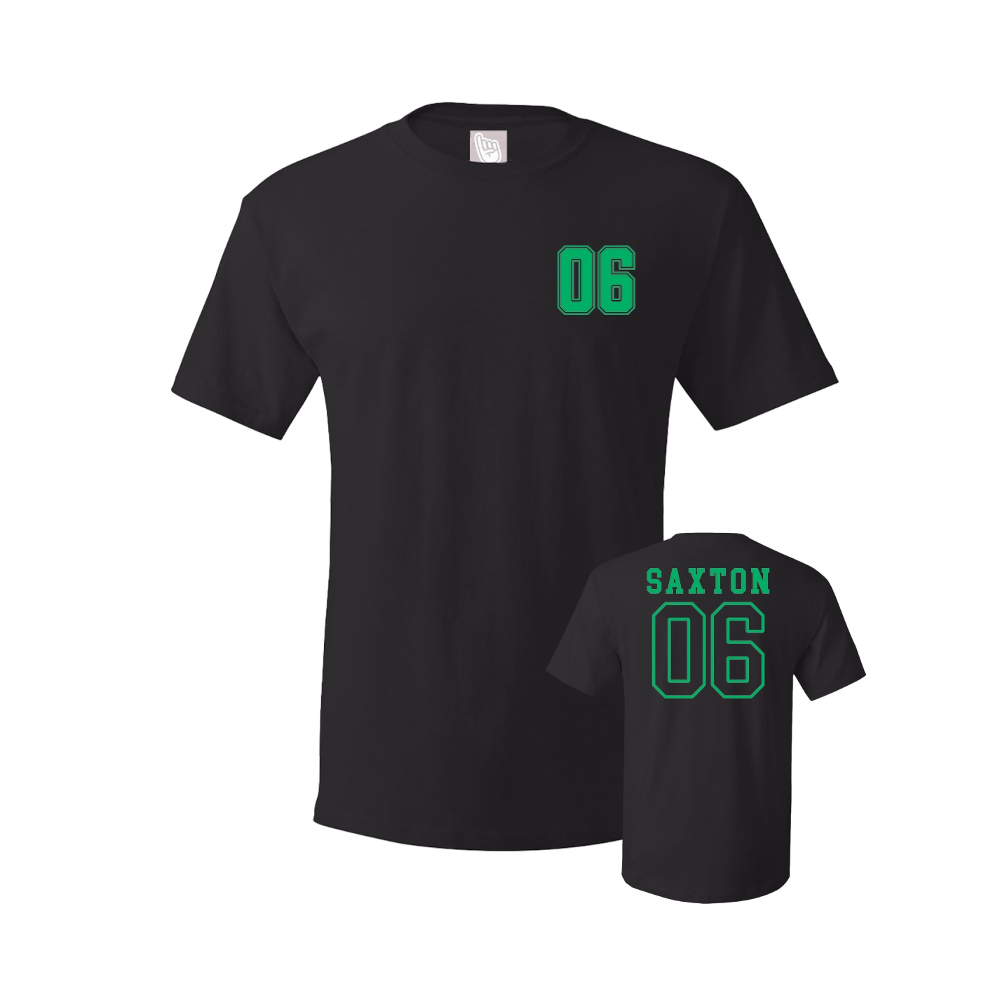 Youth Tee — Chest Back in Black