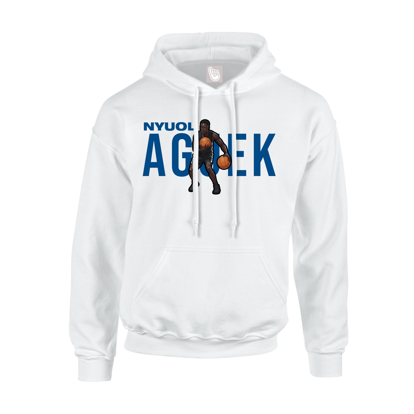 Hoodie — Player Name in White