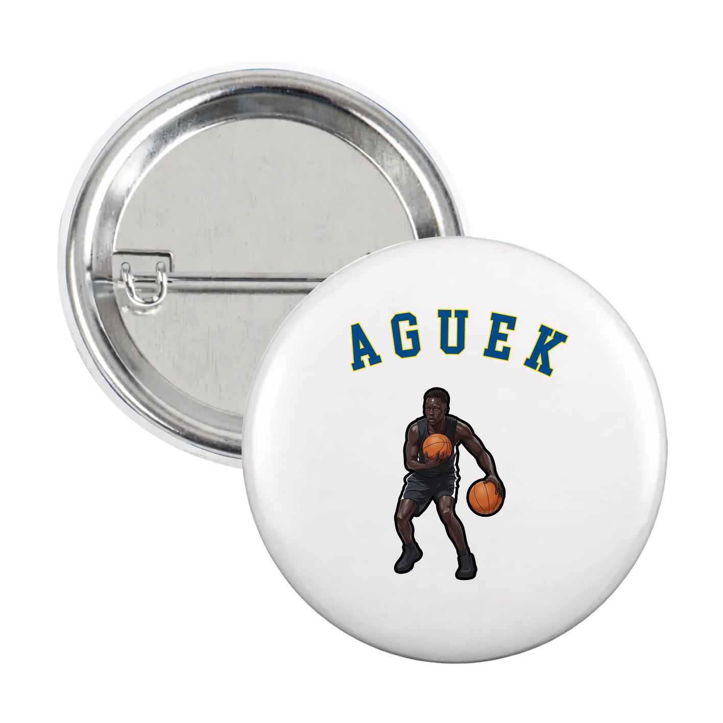 Game Day Button — Shirsey Arch in White
