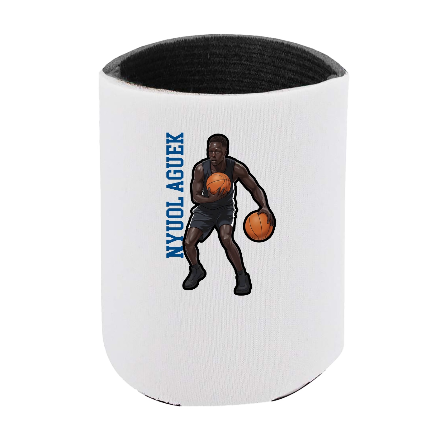 Can Holder — Name Vertical in White