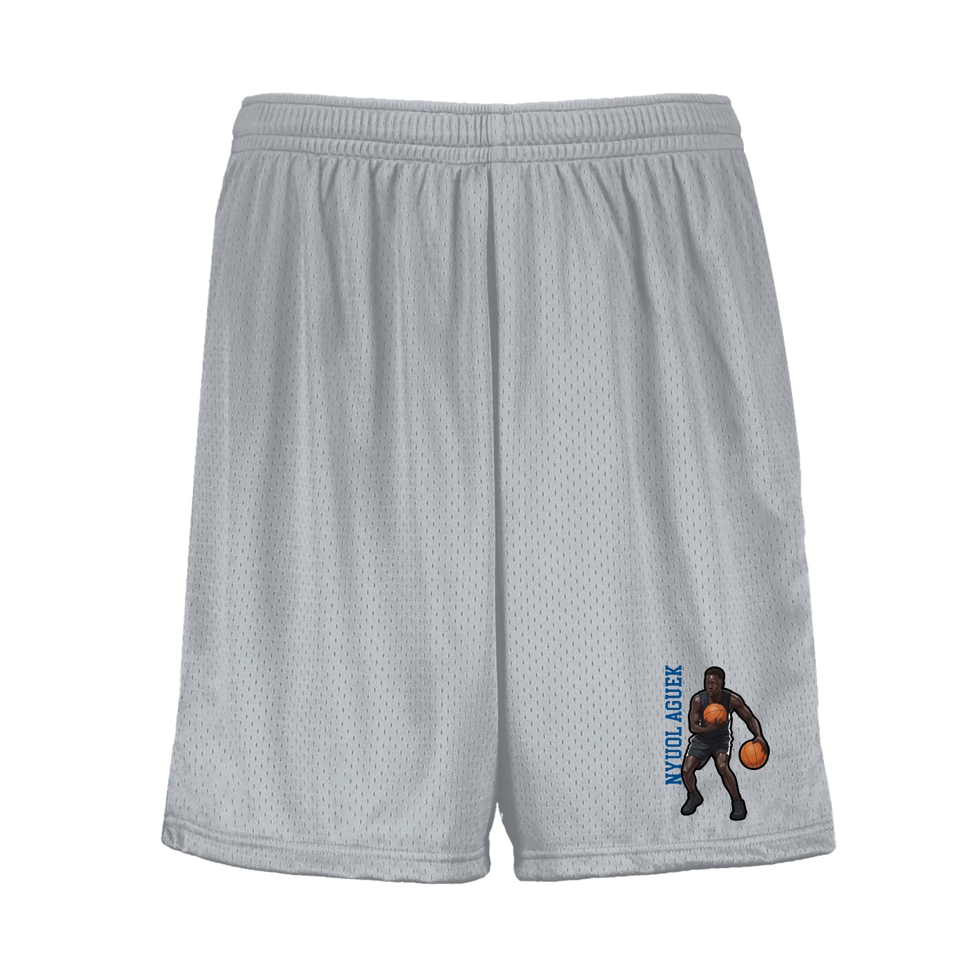 Shorts — Name Vertical in Silver