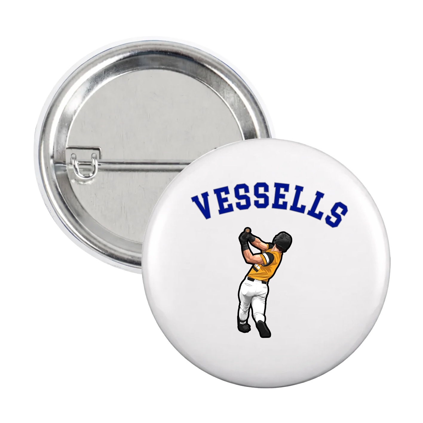 Game Day Button — Shirsey Arch in White
