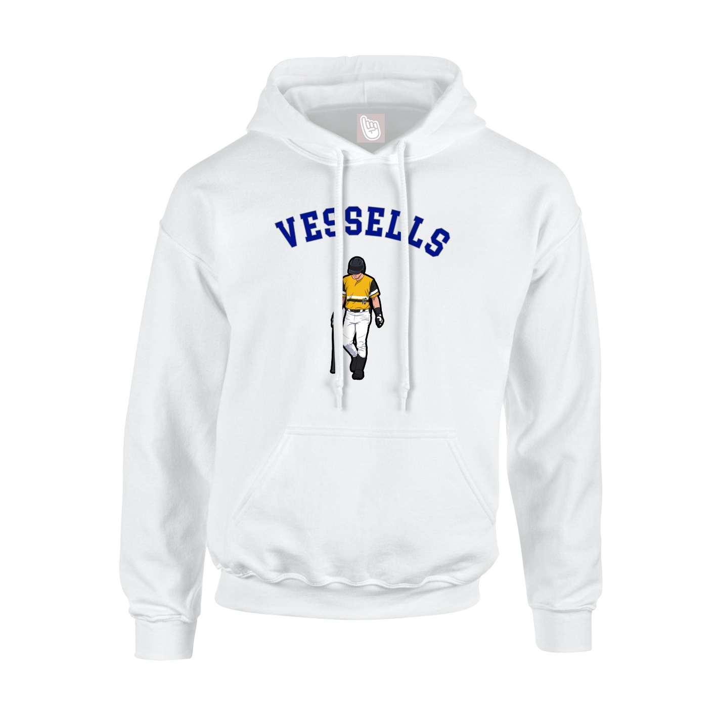 Hoodie — Shirsey Arch in White