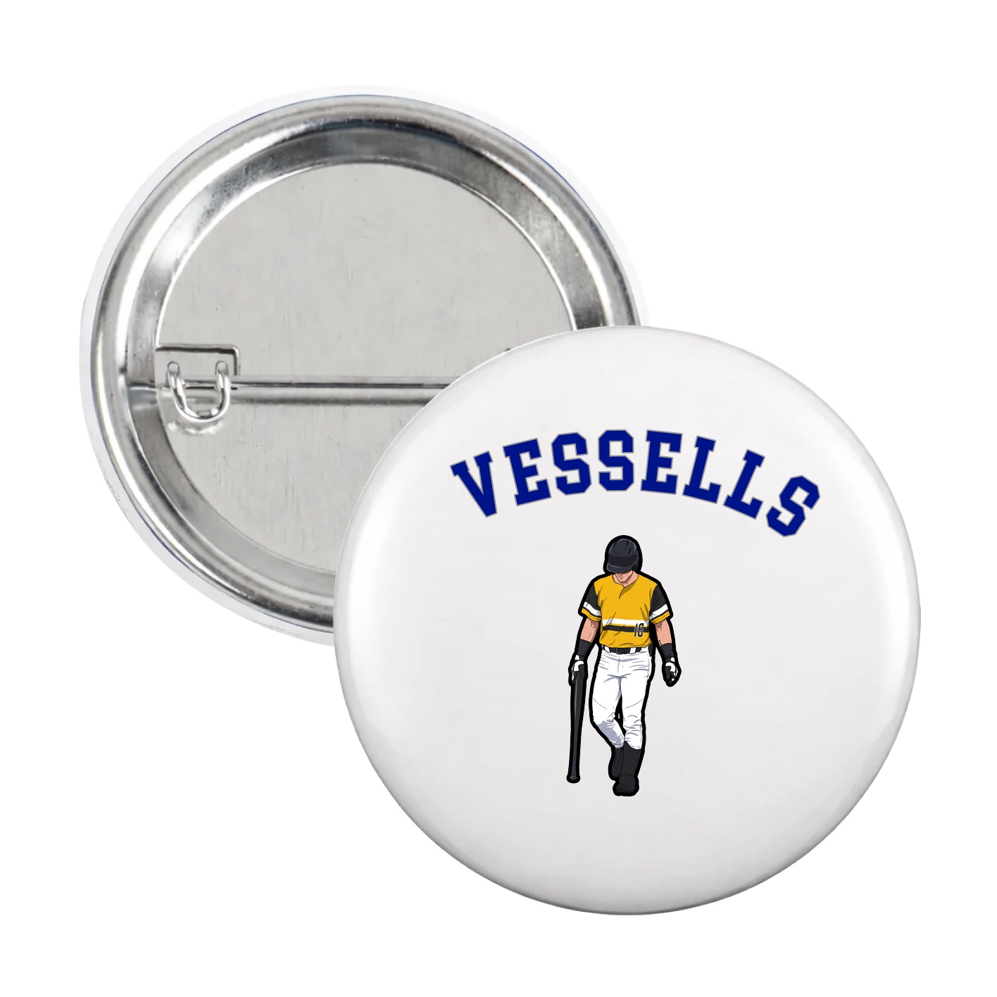 Game Day Button — Shirsey Arch in White