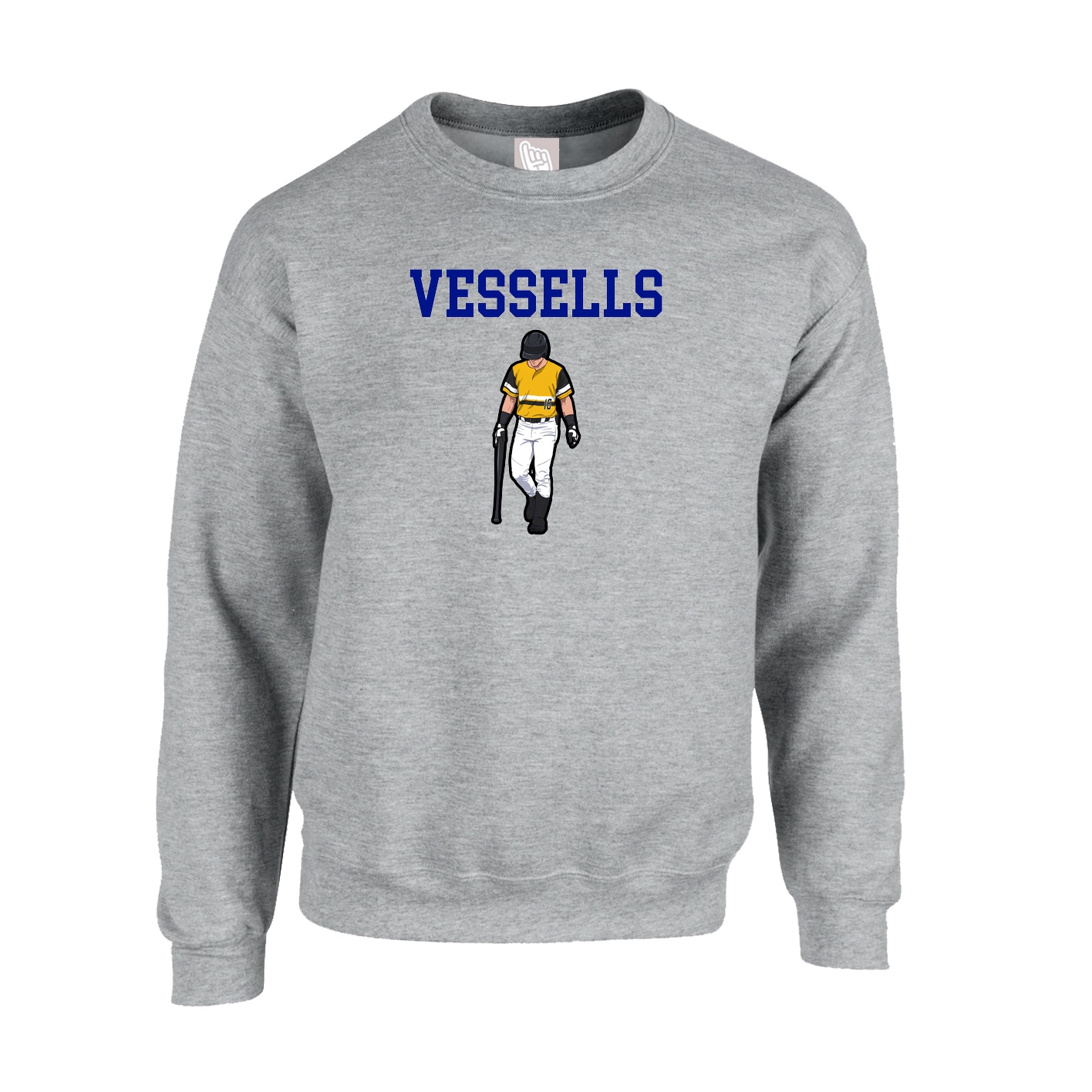 Fleece Crew — Shirsey in Grey