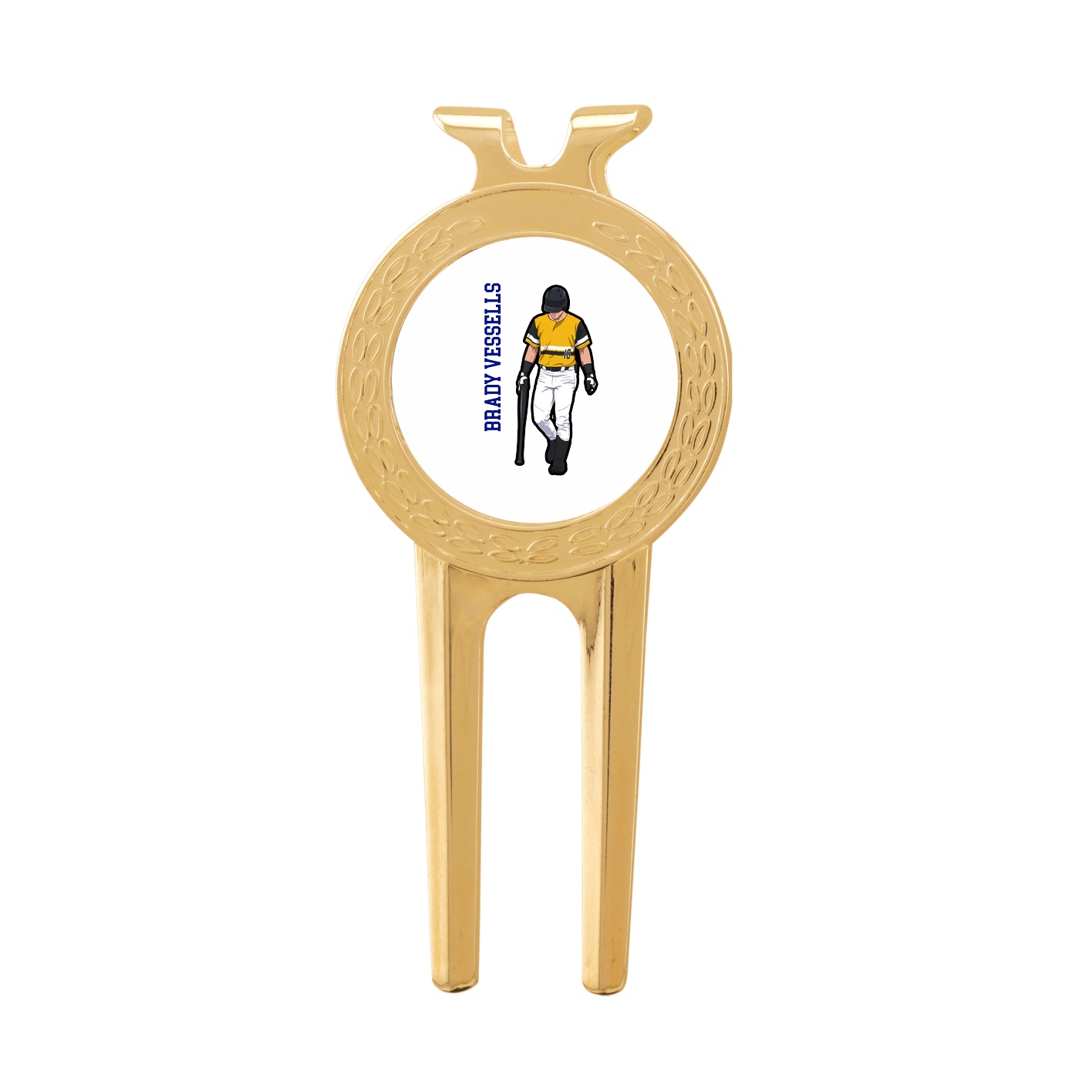 Divot Tool with Ball Marker — Name Vertical in Classic