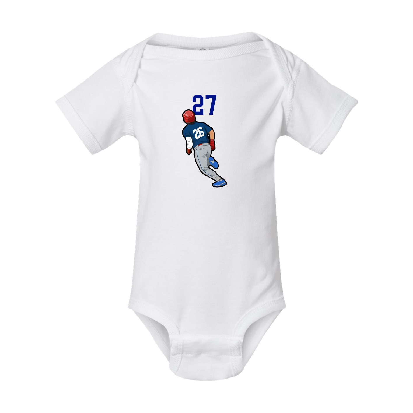 Baby Onesie — Number Top in White