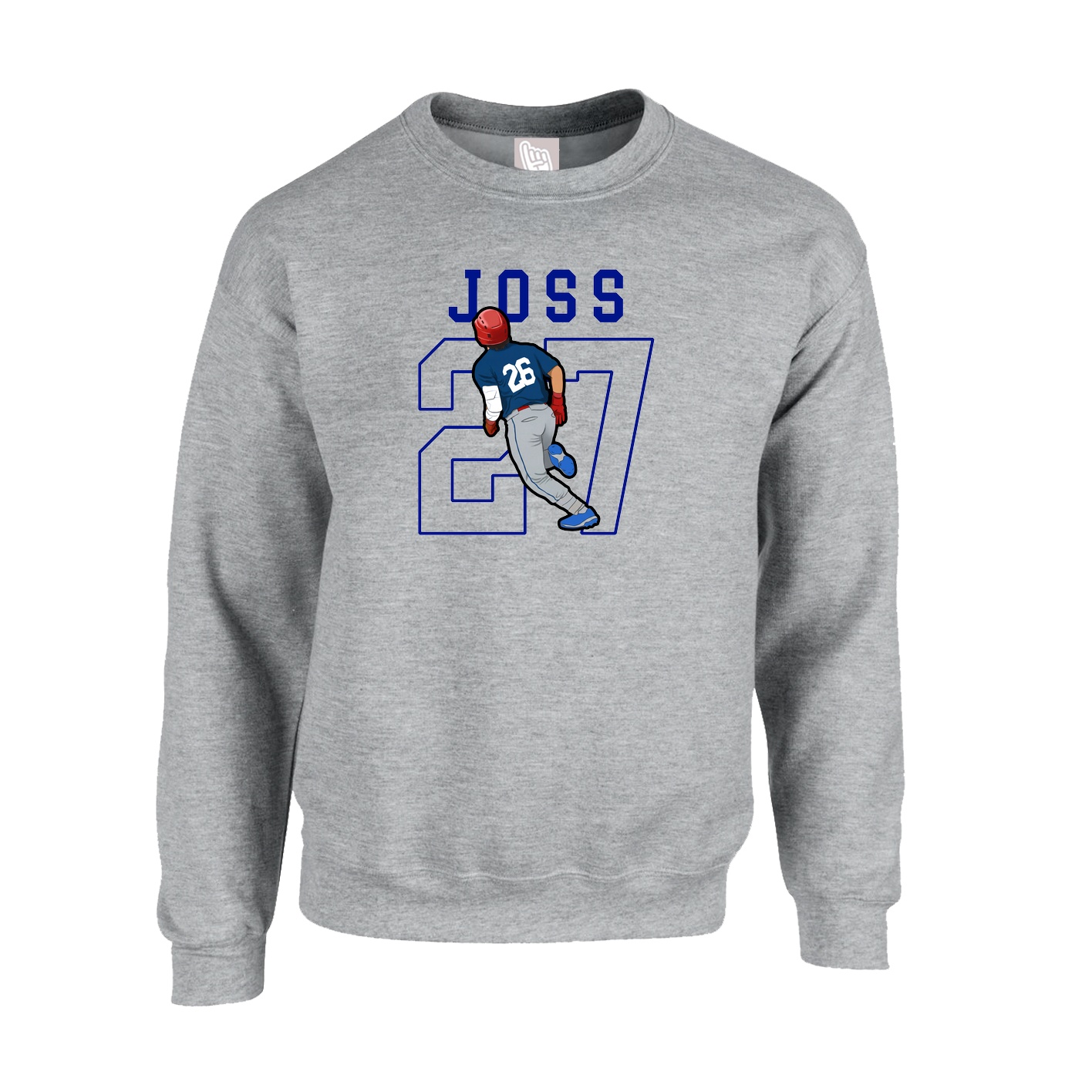 Fleece Crew — Shirsey in Grey