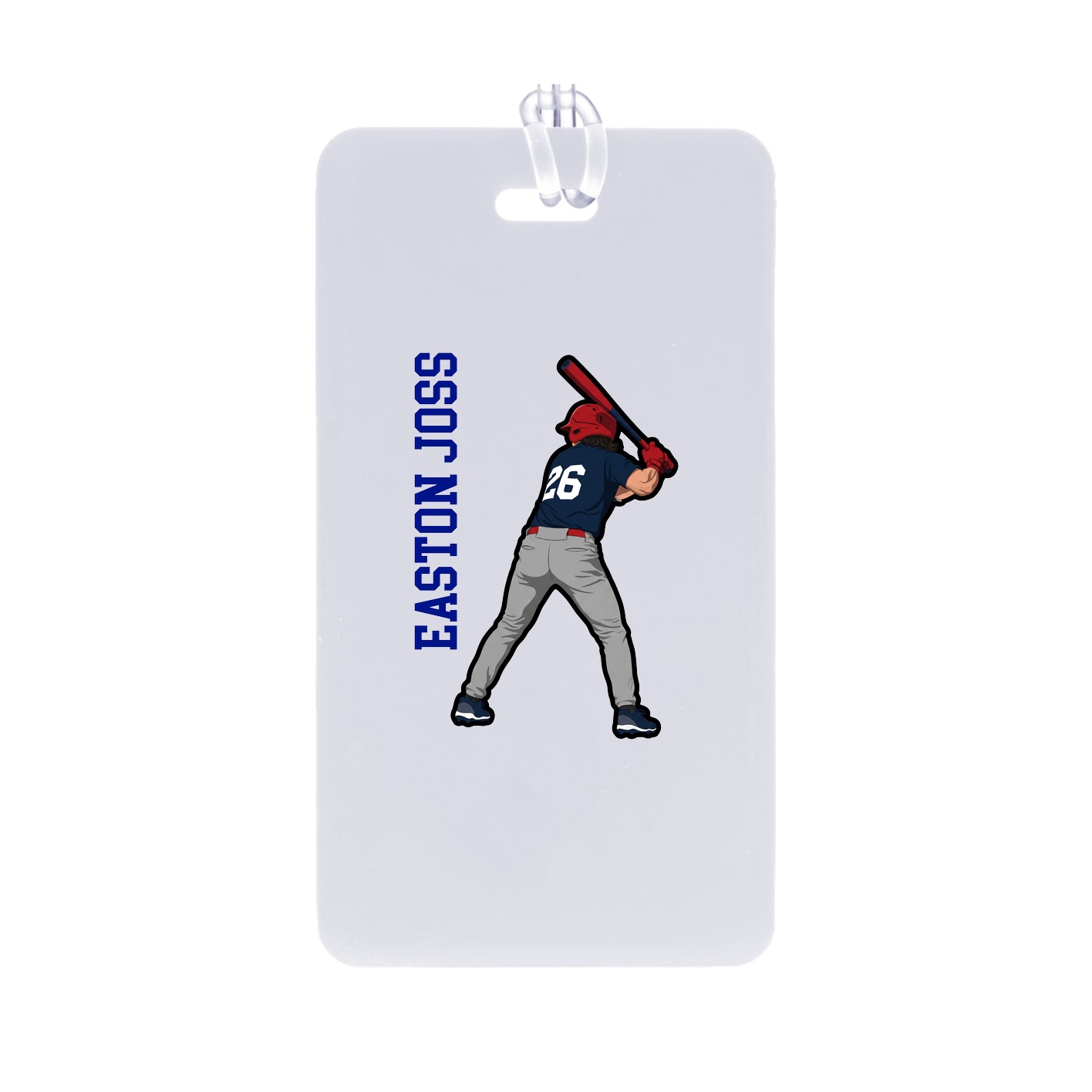 Bag Tag — Name Vertical in Classic