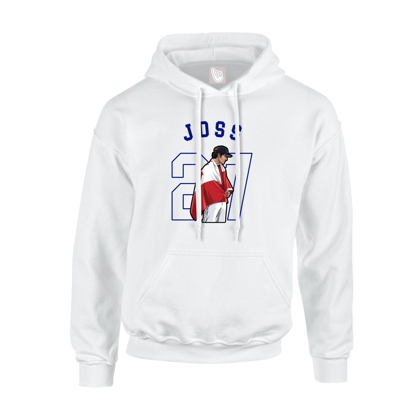 Youth Hoodie — Shirsey Arch in White