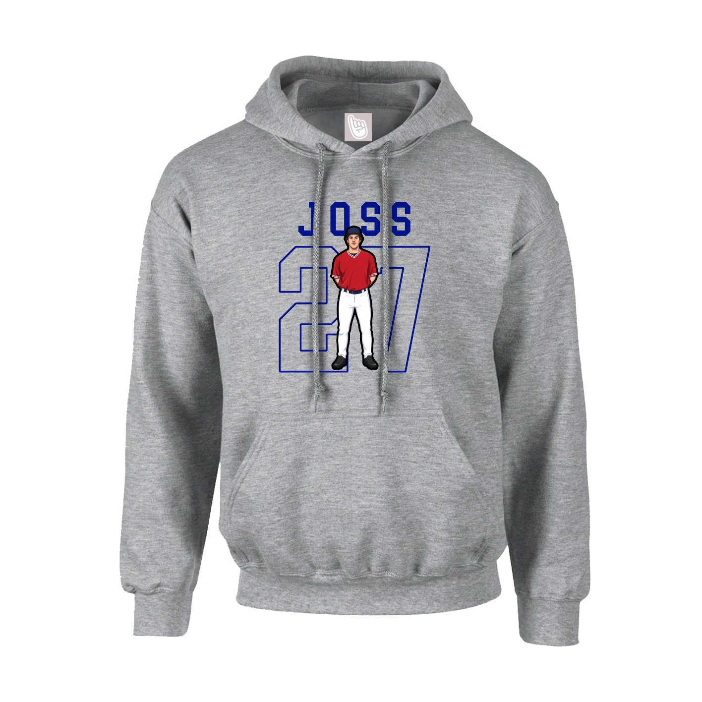 Hoodie — Shirsey in Grey