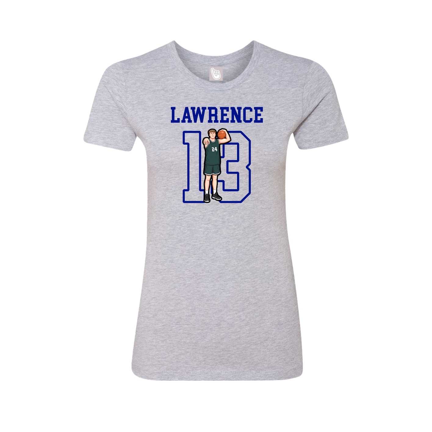 Fitted Women's Tee — Shirsey in Grey