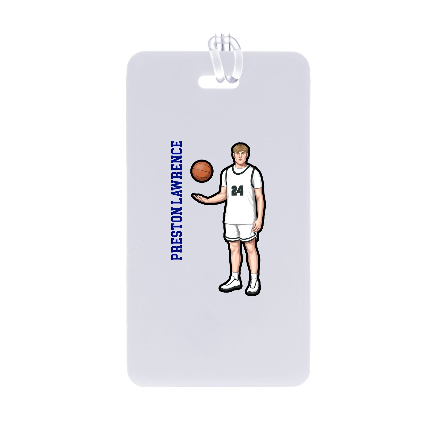 Bag Tag — Name Vertical in Classic