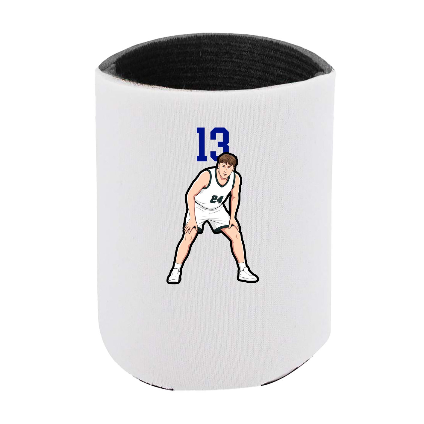 Can Holder — Number Top in White