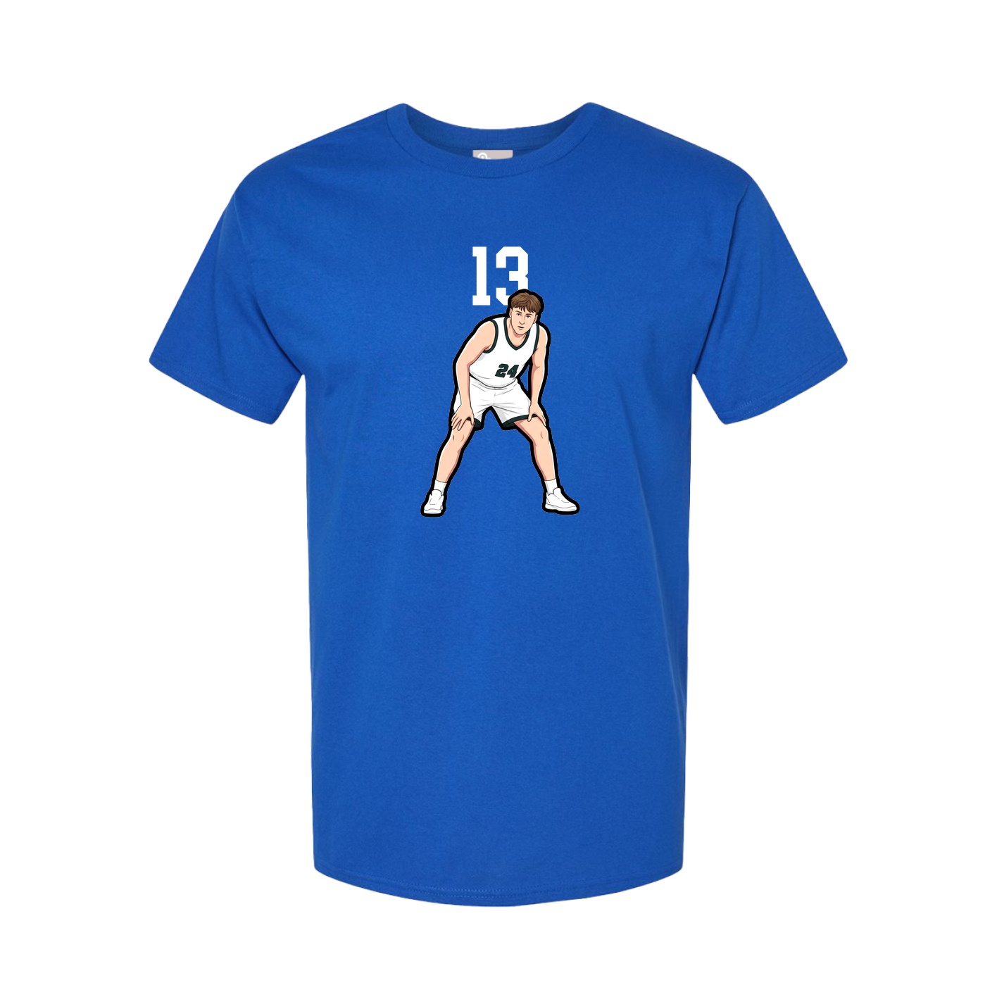 Youth Tee — Number Top in Royal