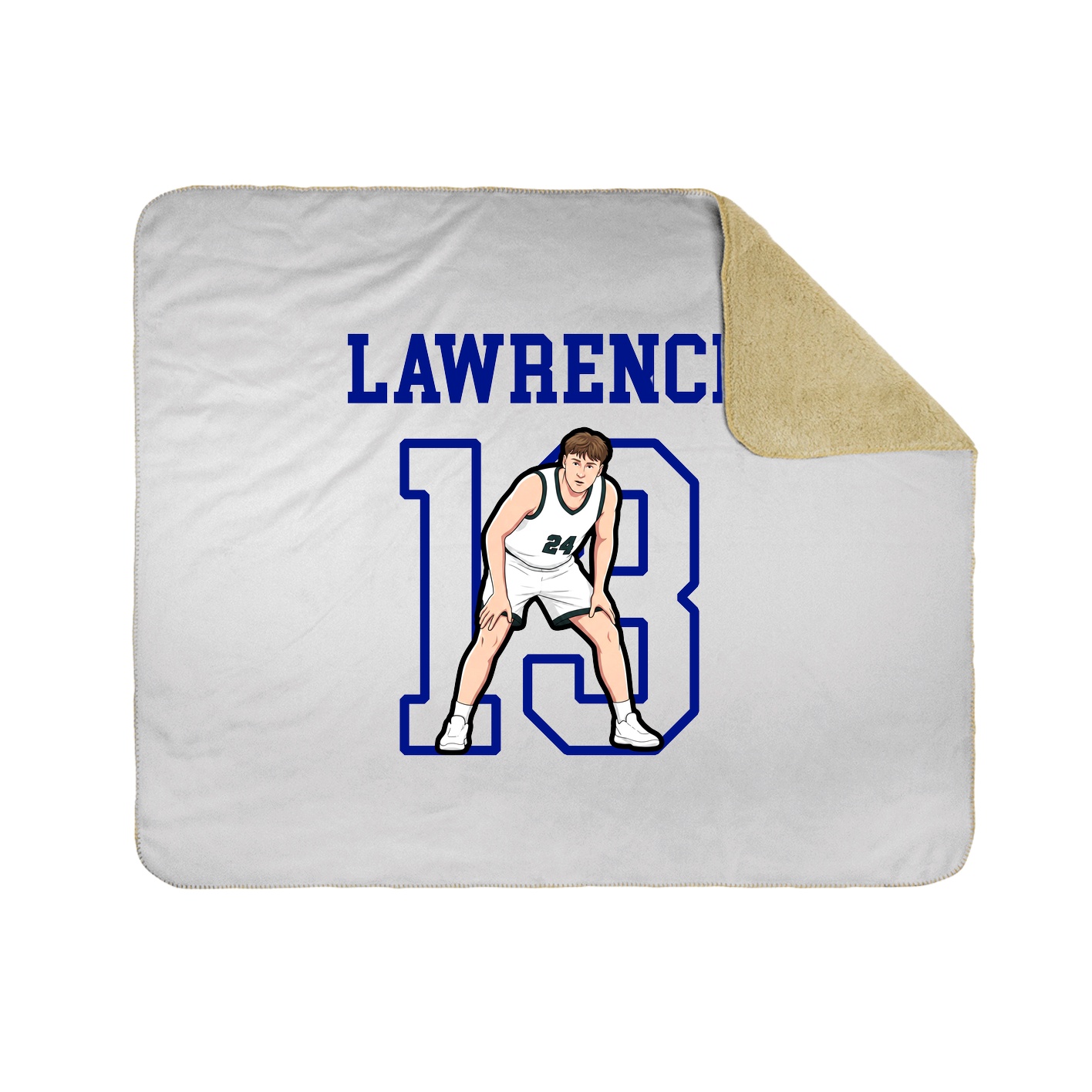 Throw Blanket — Shirsey in White