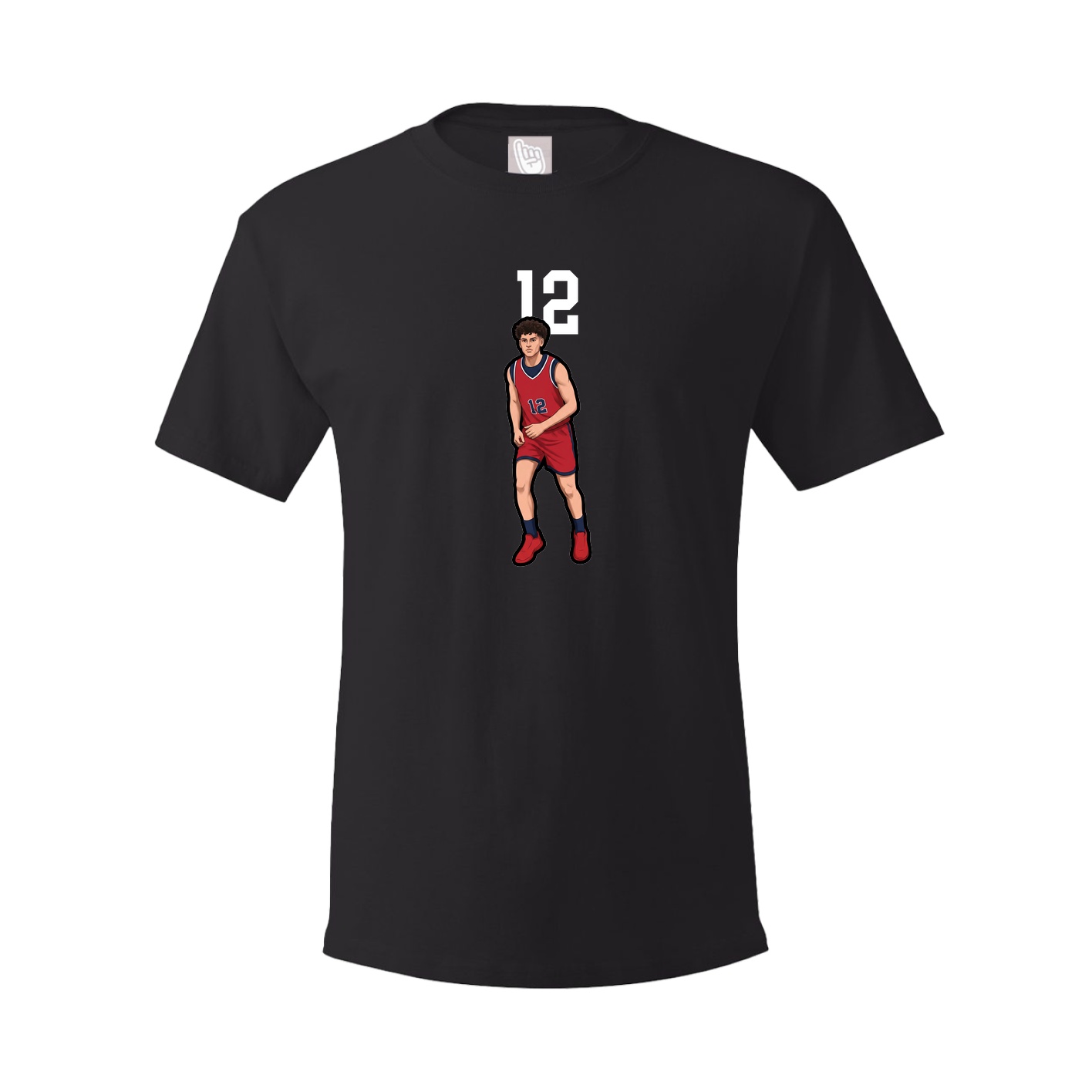 Tee — Number Top in Black