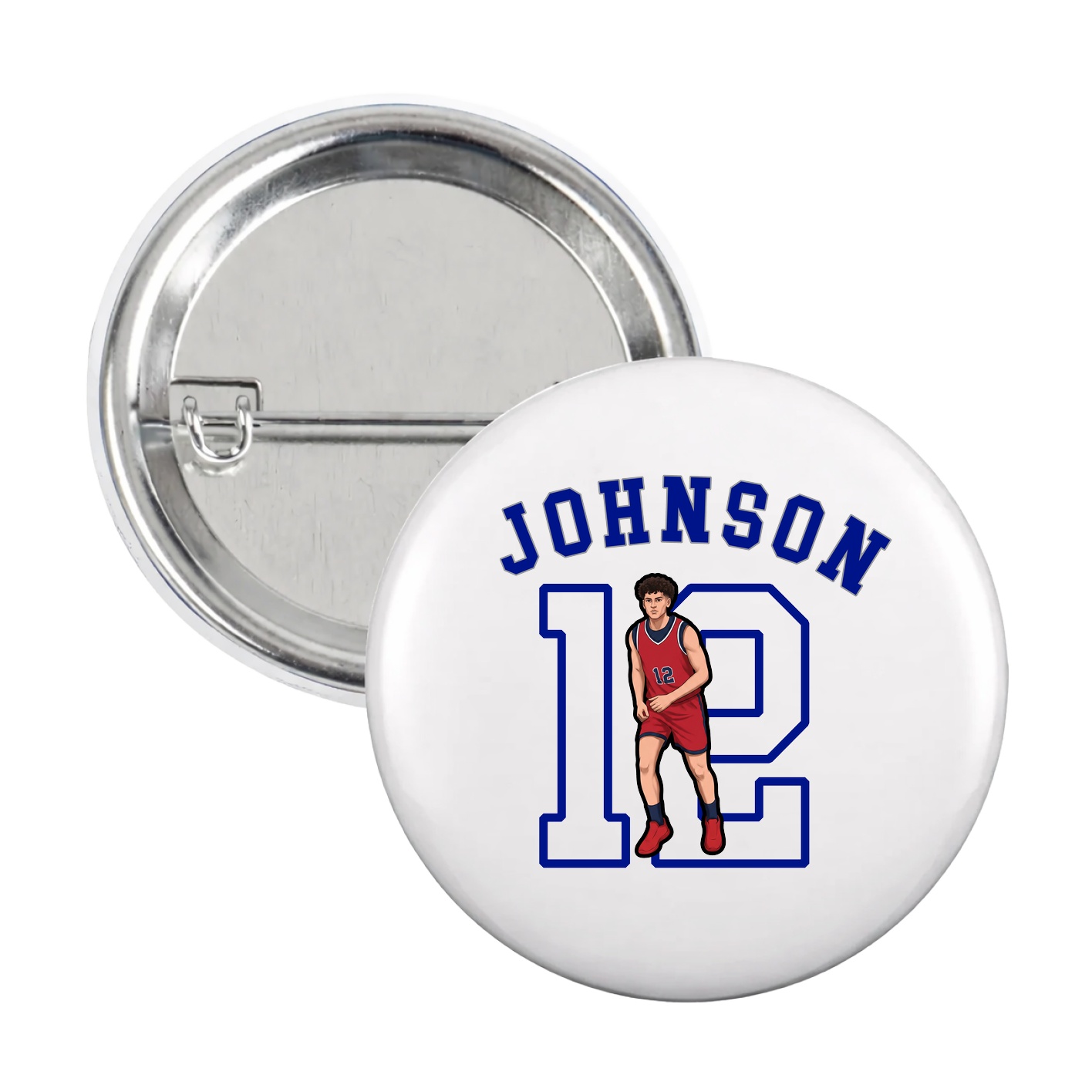 Game Day Button — Shirsey Arch in White