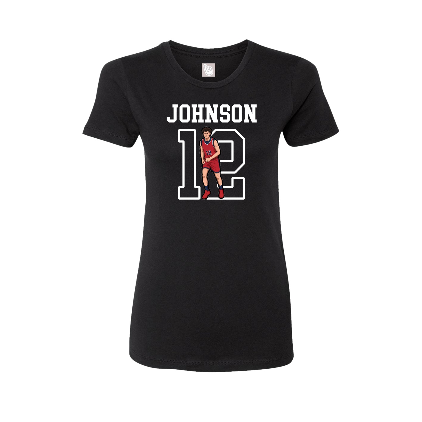 Fitted Women's Tee — Shirsey in Black