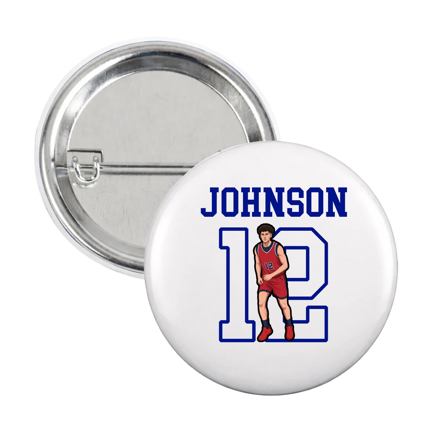 Game Day Button — Shirsey in White