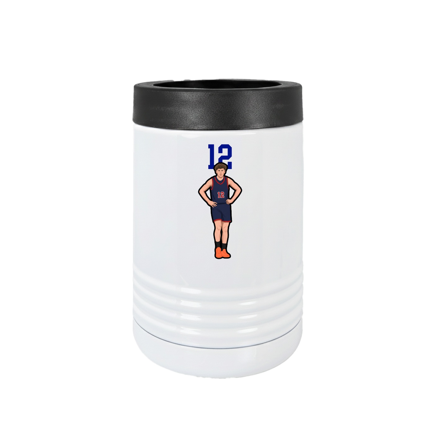 Beverage Holder — Number Top in White