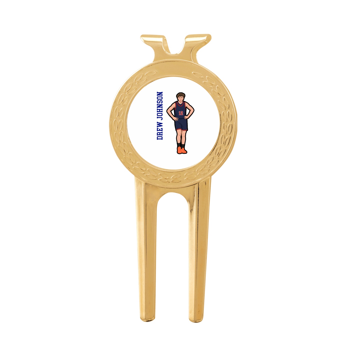 Divot Tool with Ball Marker — Name Vertical in Classic