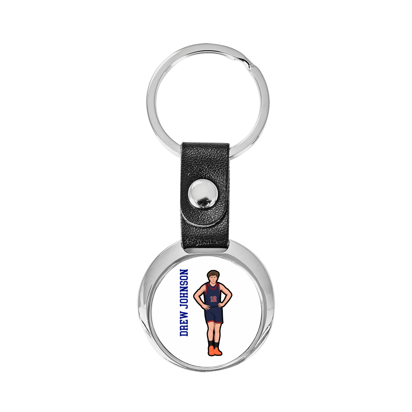 Key Chain — Name Vertical in Classic