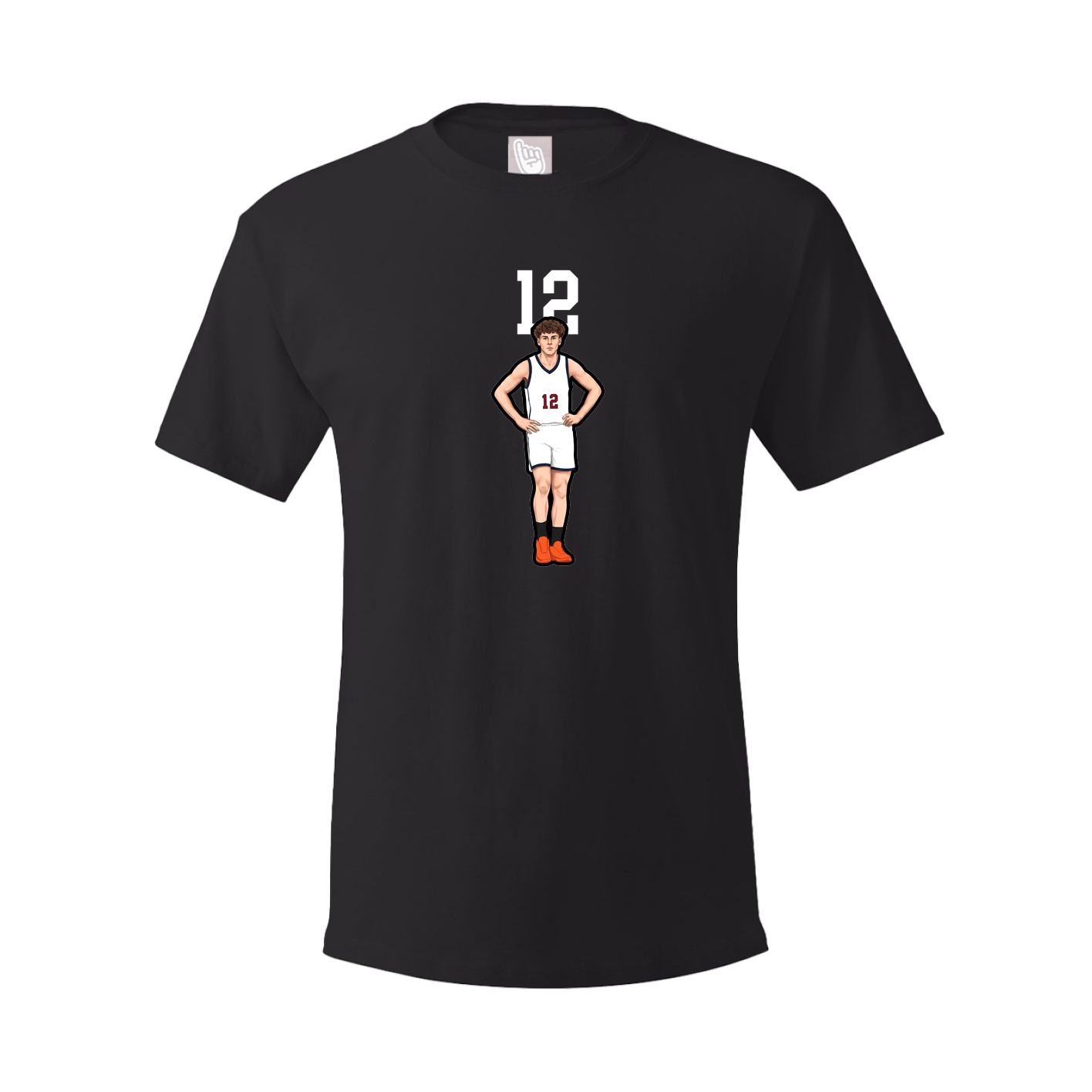 Tee — Number Top in Black