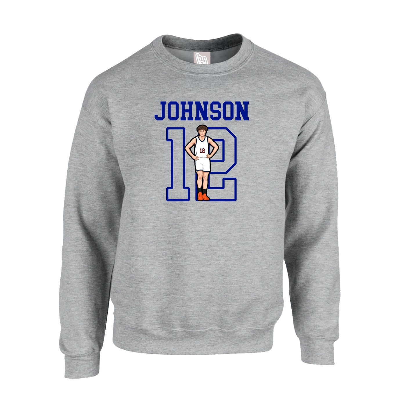 Fleece Crew — Shirsey in Grey