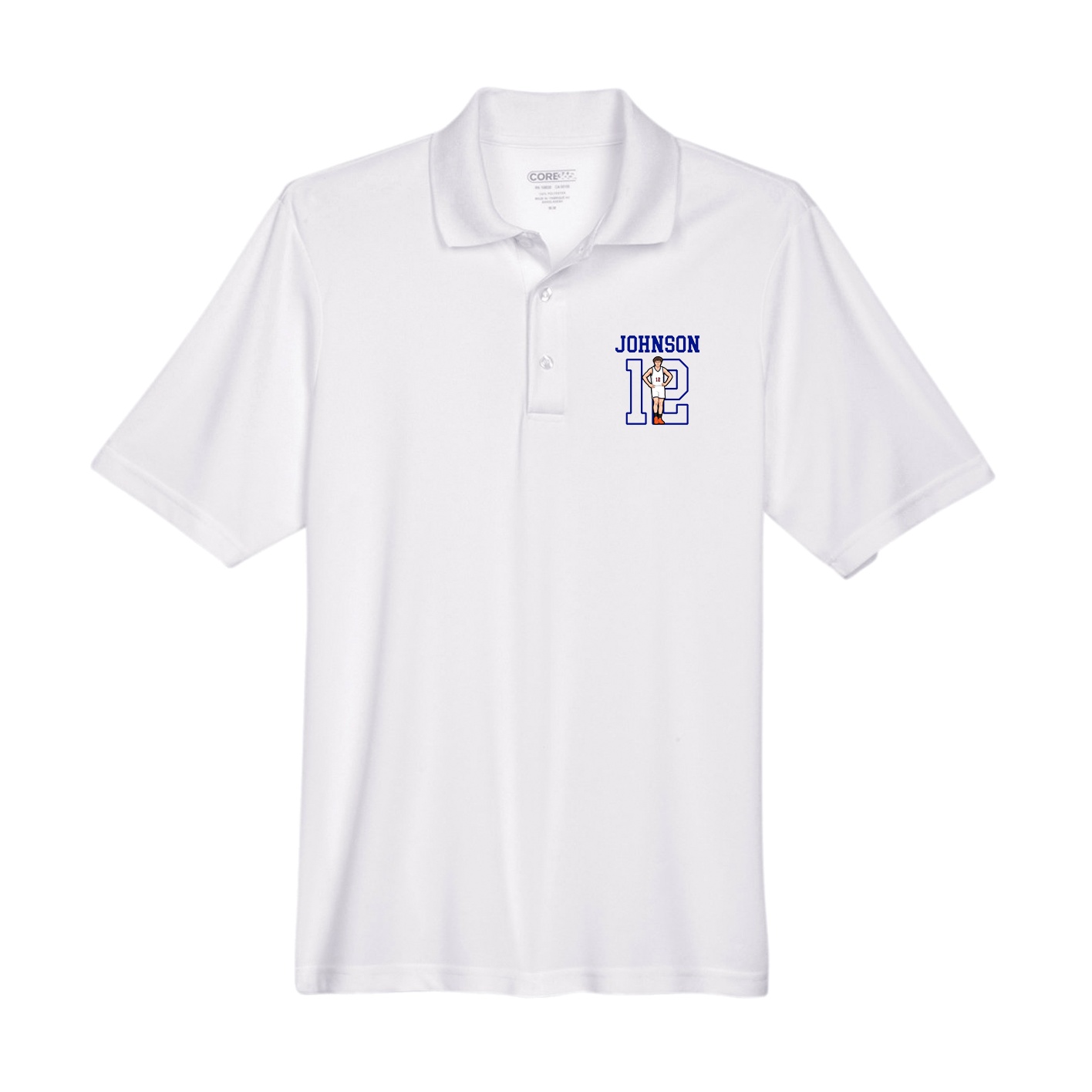 Performance Polo — Shirsey in White