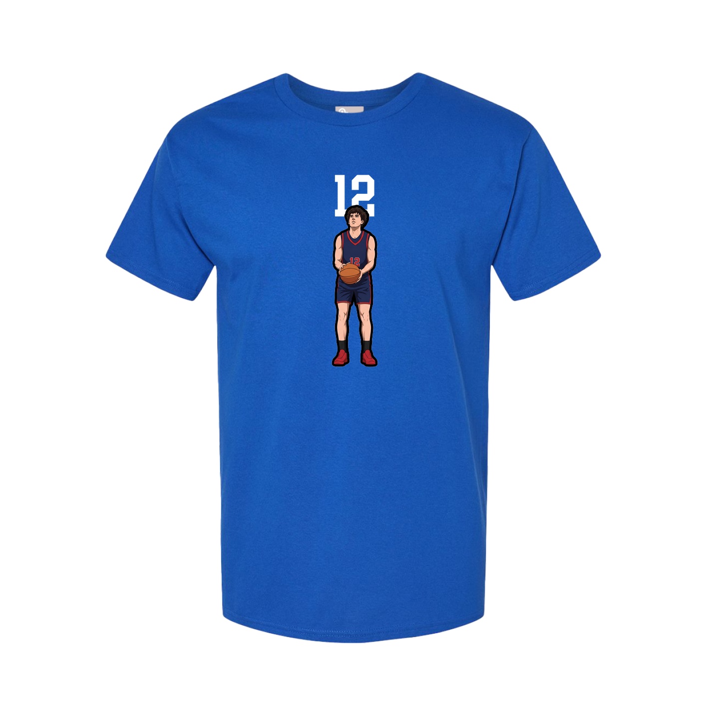 Tee — Number Top in Royal