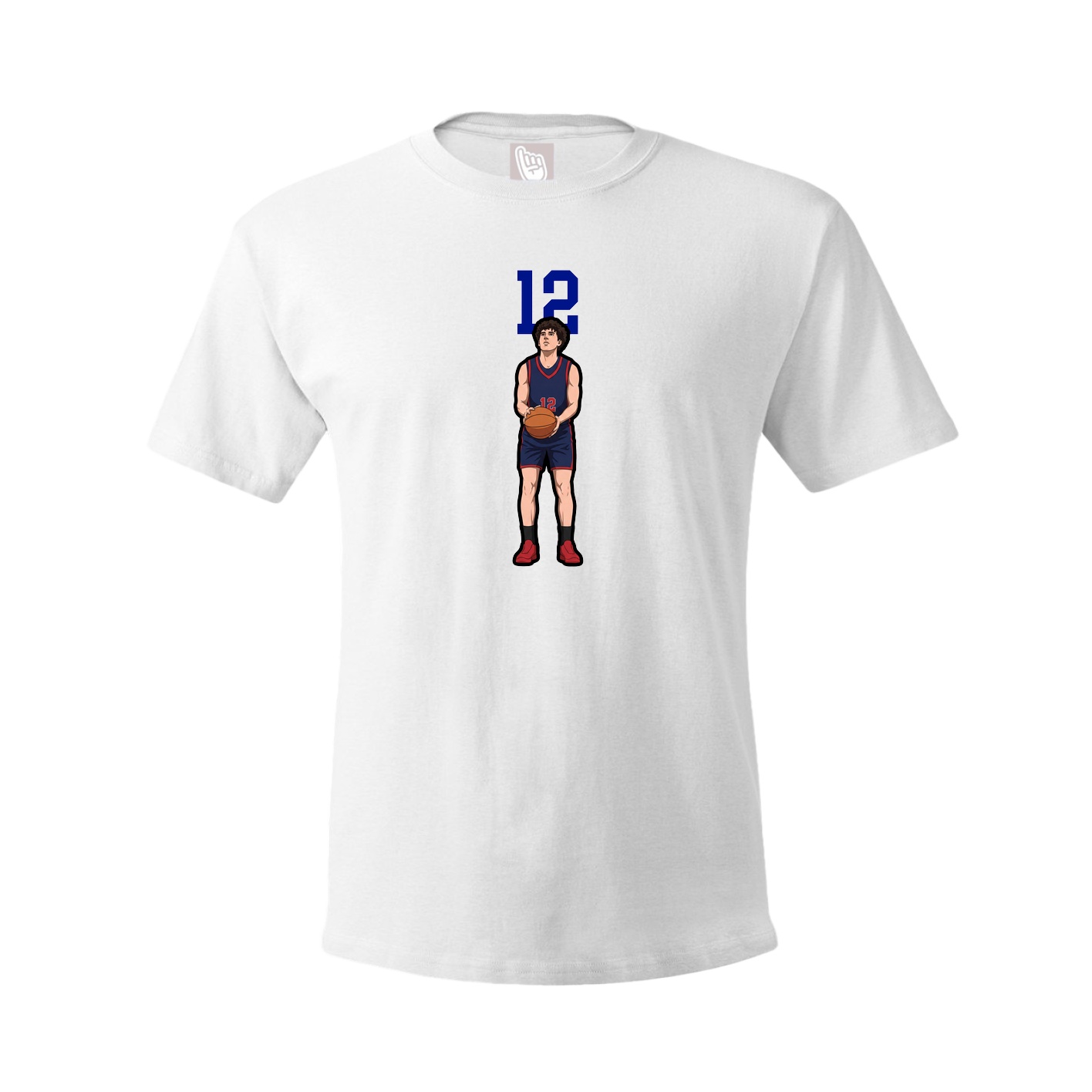 Tee — Number Top in White