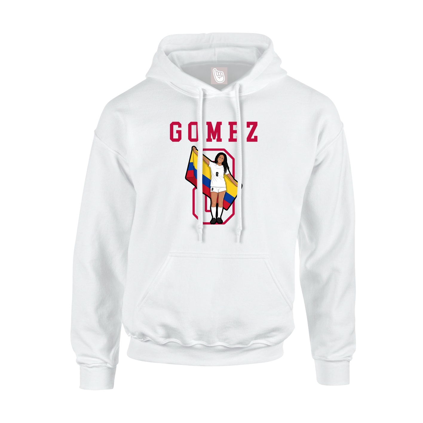Hoodie — Shirsey in White