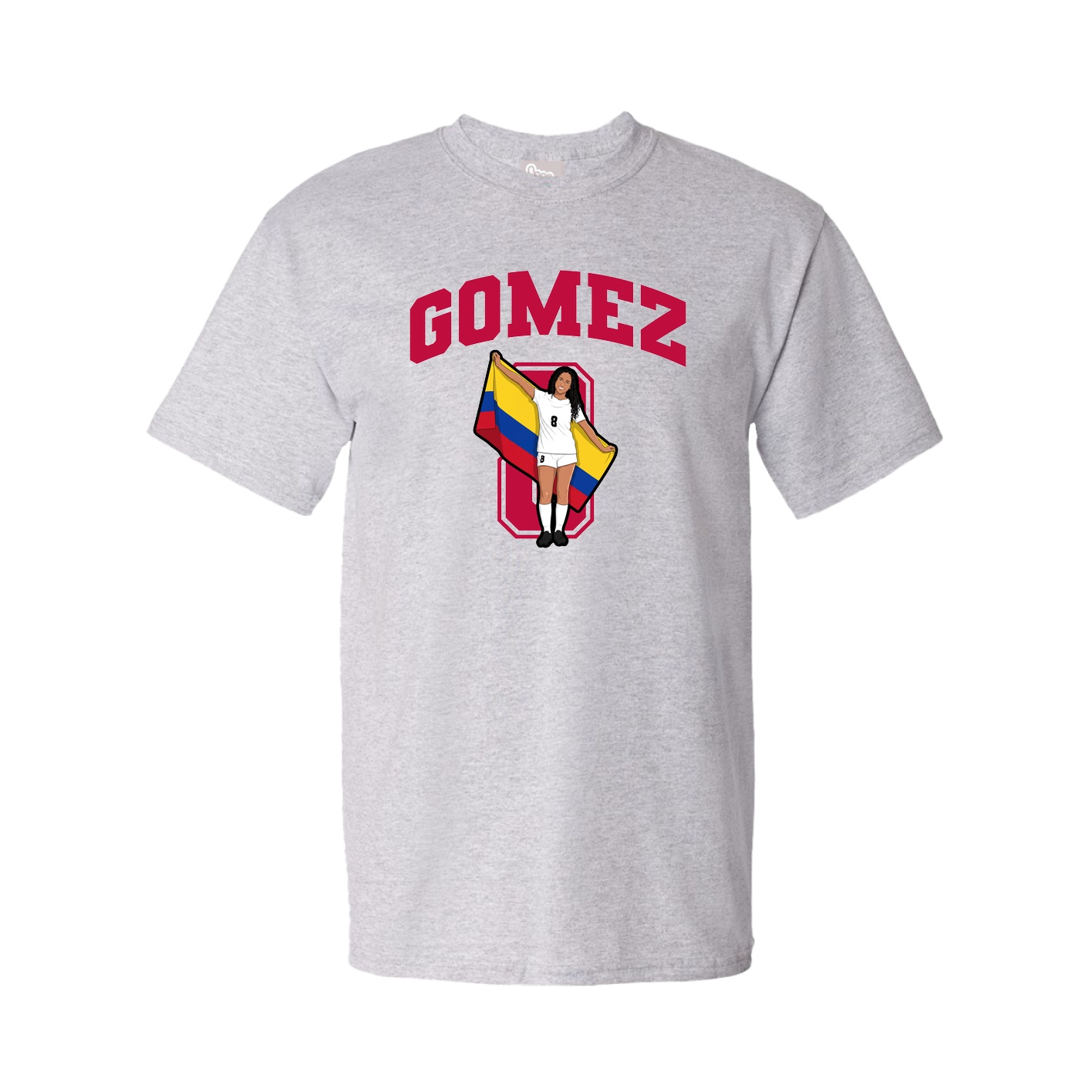 Tee — Number in Grey