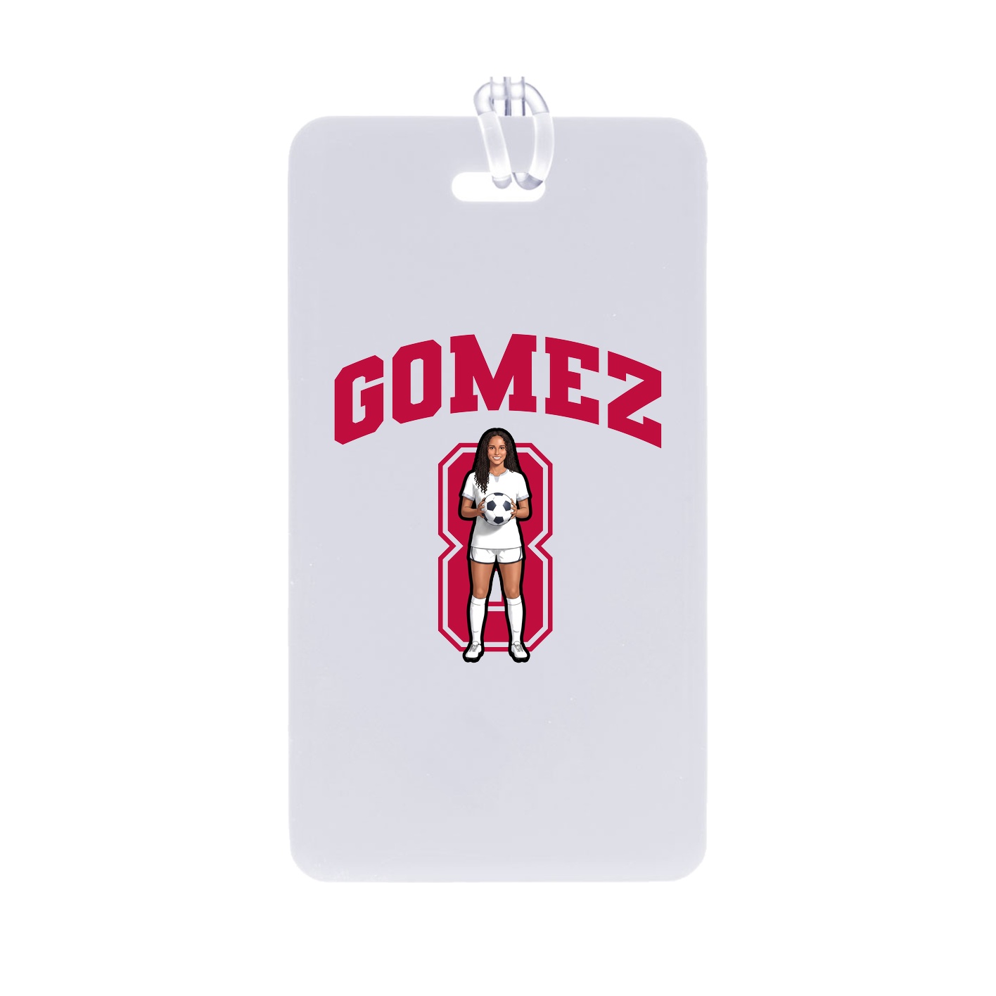 Bag Tag — Number in Classic
