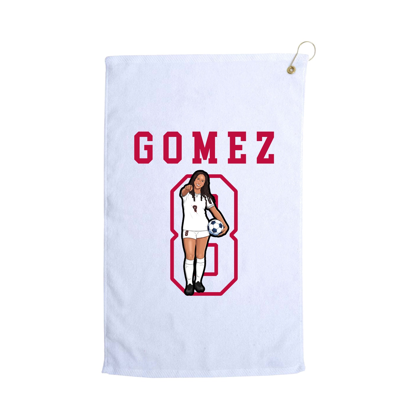 Golf Towel — Shirsey in White