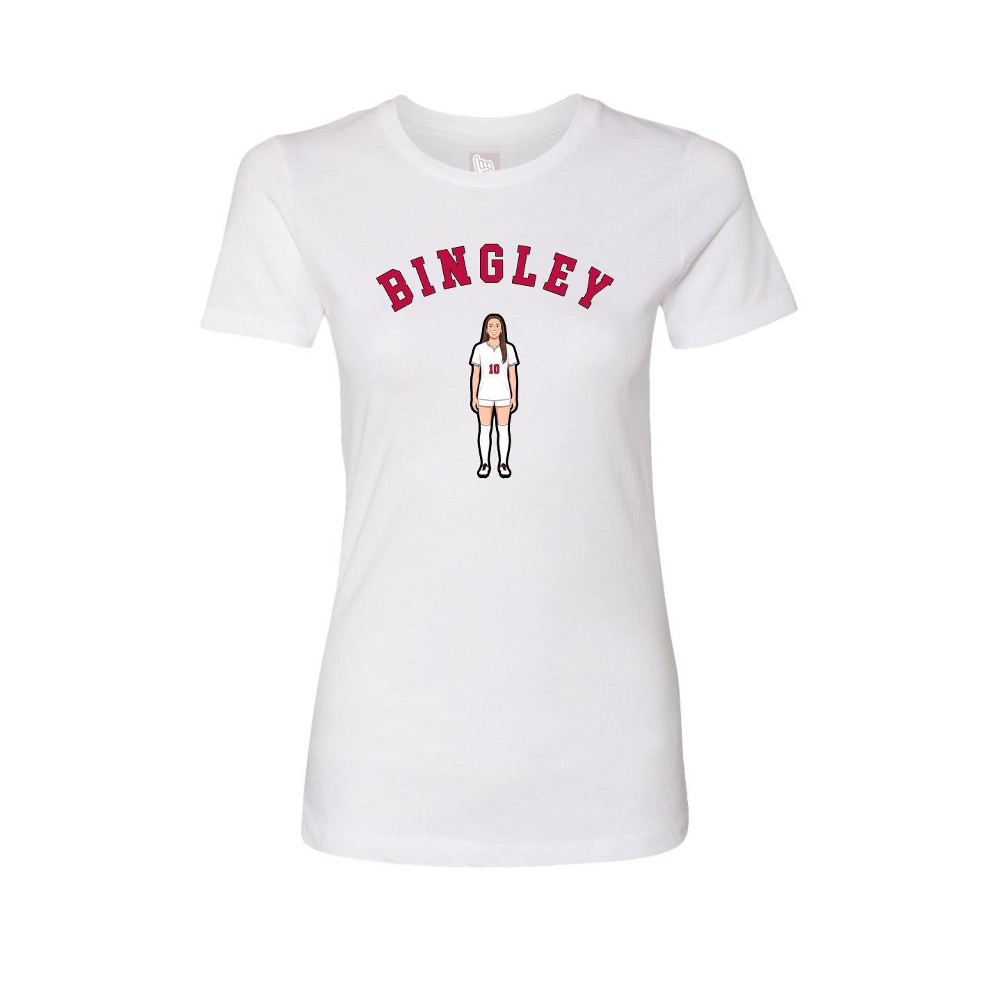 Womens Tee — Shirsey Arch in White