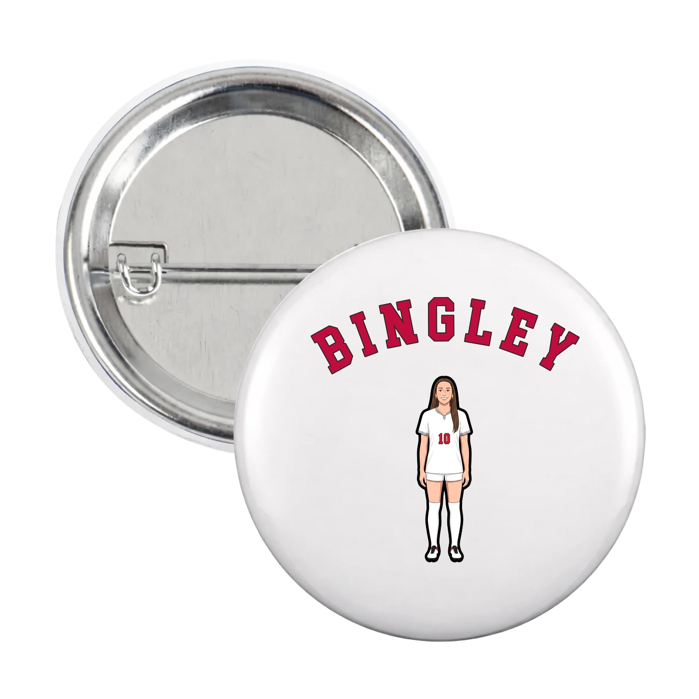 Game Day Button — Shirsey Arch in White