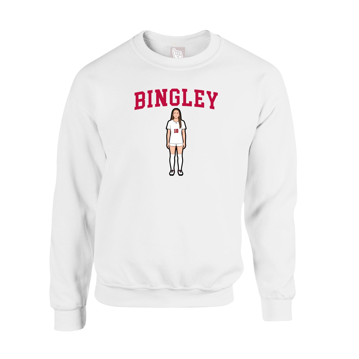Fleece Crew — Shirsey in White