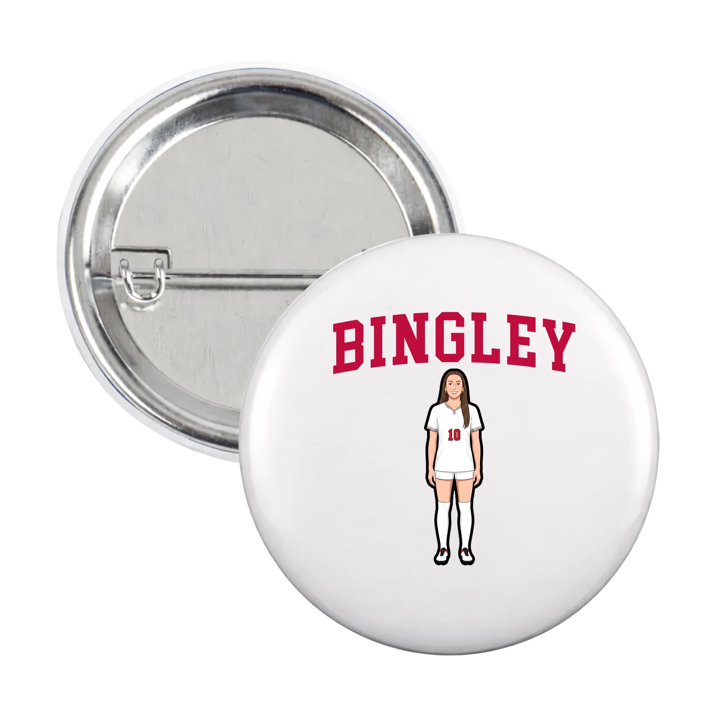 Game Day Button — Shirsey in White