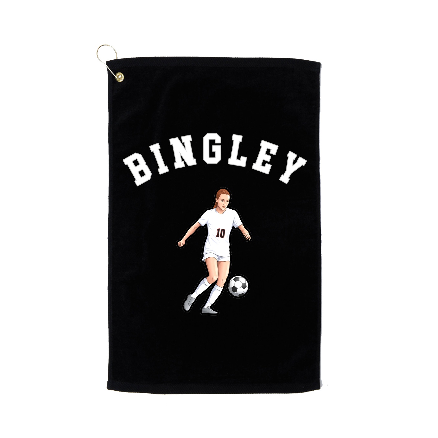 Golf Towel — Shirsey Arch in Black