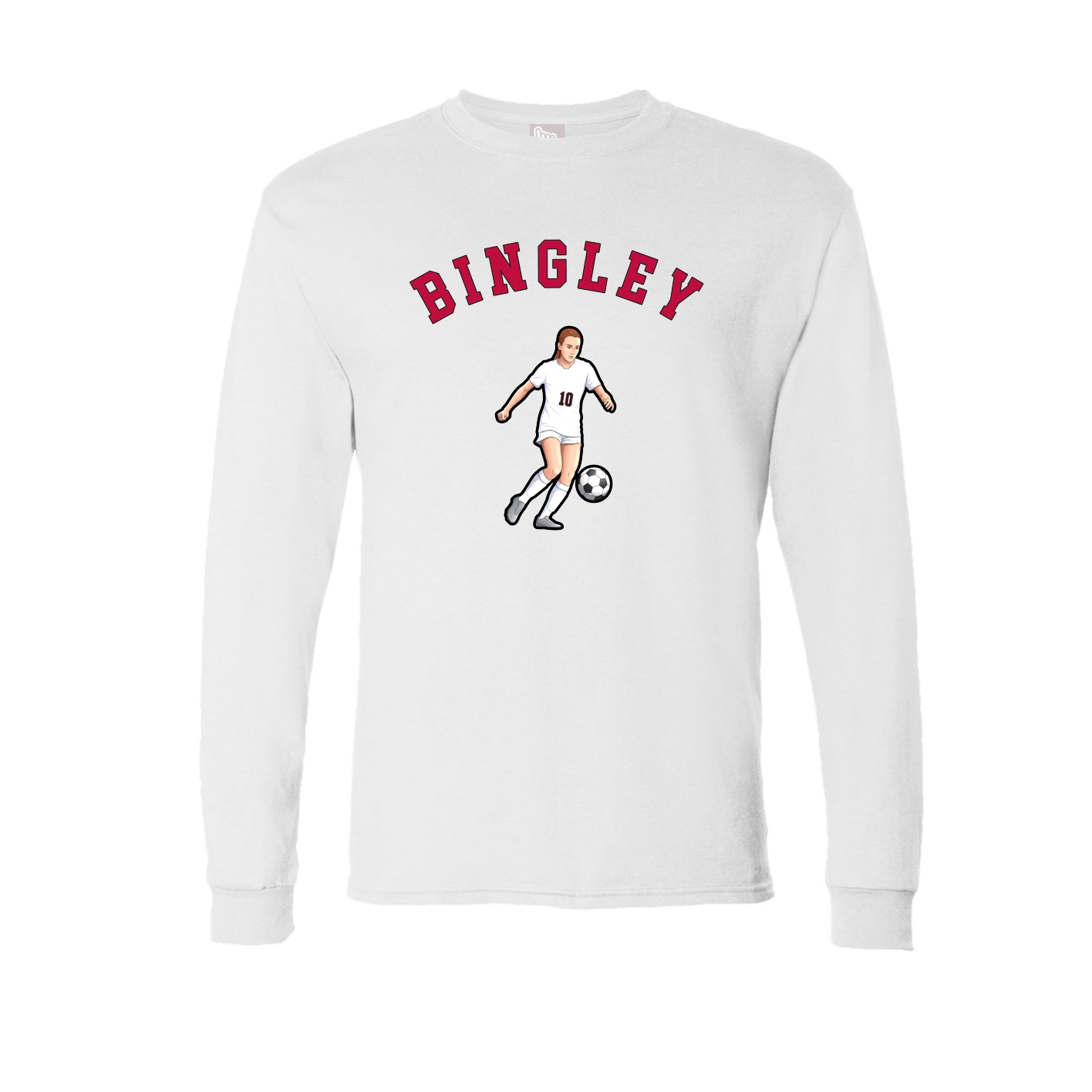 Long Sleeve Tee — Shirsey Arch in White