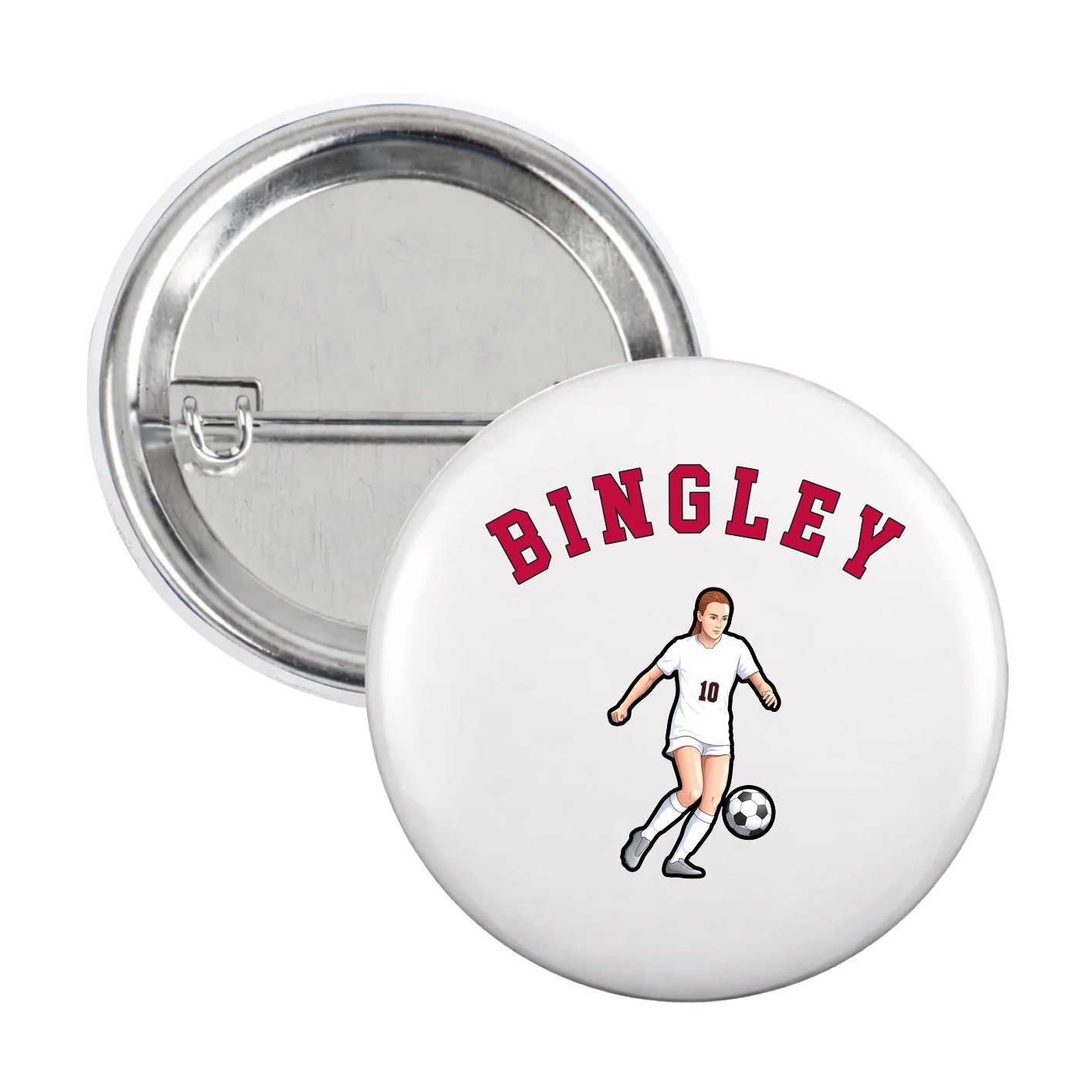 Game Day Button — Shirsey Arch in White