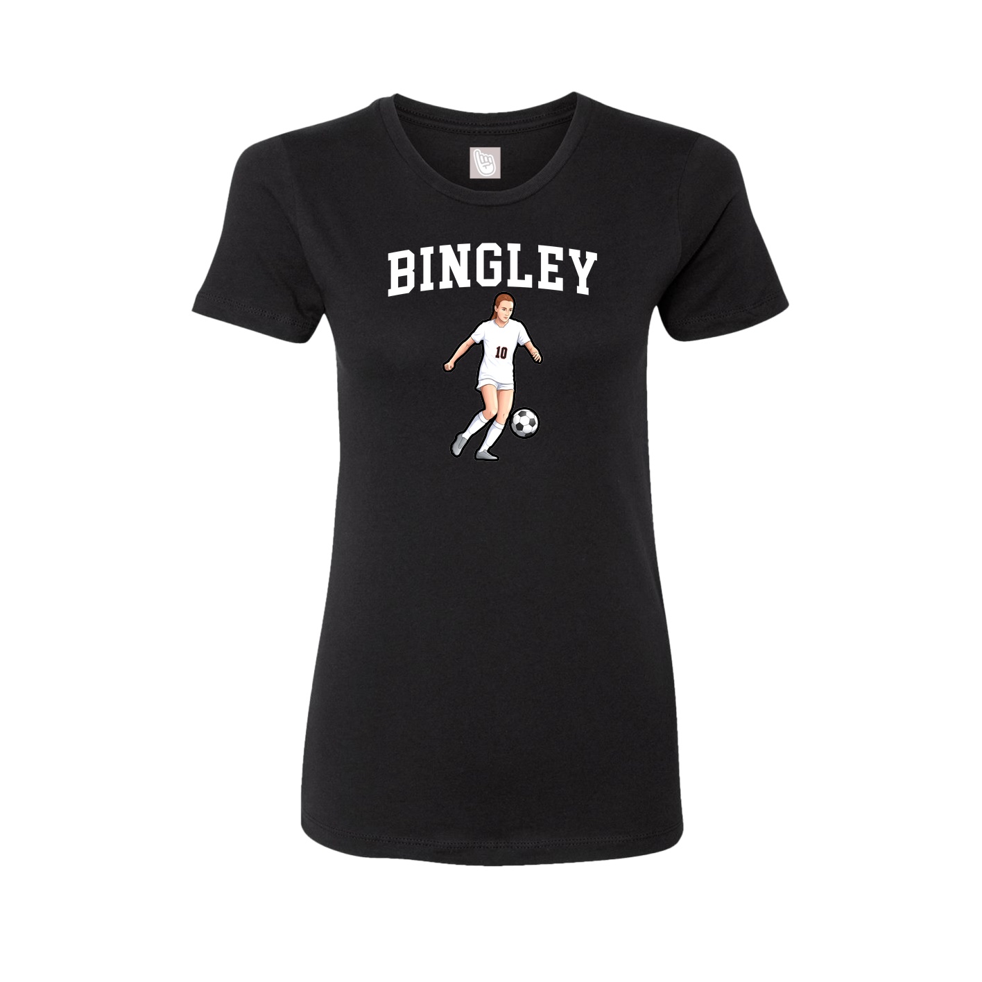 Fitted Women's Tee — Shirsey in Black
