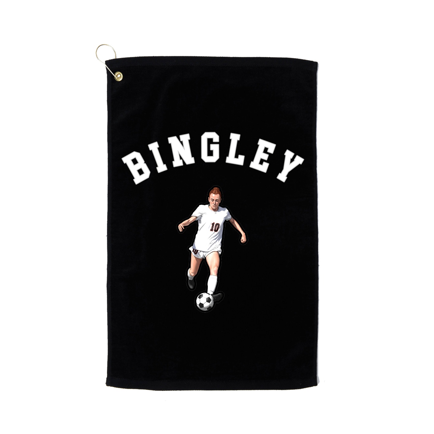 Golf Towel — Shirsey Arch in Black
